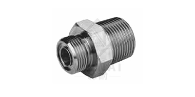 Metroic external thread O-shaped sphere plane seal 
 /British cone tube external thread
