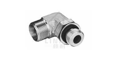 90° curved American thread adjustable O-ring sealing column end lSO 11926
