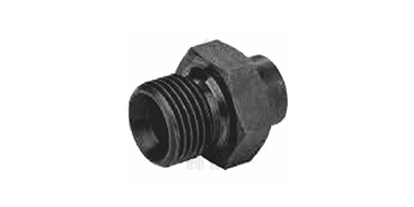 For the outer thread of the British tube 60° inner cone or hexagonal end surface 
 Combination pad seal/welded pipe
