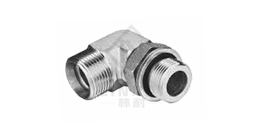 90° bent tube thread adjustable to the end of the O-ring seal column
