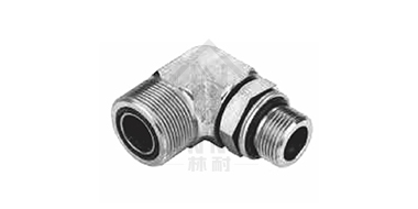 90° metric external thread O-ring flat seal 
 / Utric external thread adjustable column end weight series ISO 6149-2
