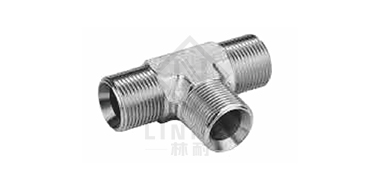 British tube external thread 60° inner cone tee
