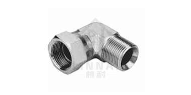 90° curved British tube external thread 60° inner cone
 / British tube internal thread 60° outer cone
