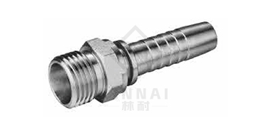 Metric external thread 24° inner conical surface light series
