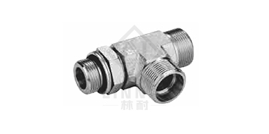 The metric external thread can be adjusted to the end of the column 
 ISO 6149 main branch three-way
