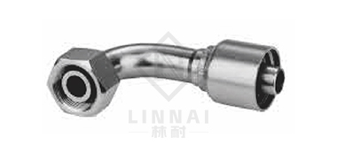 90° metric internal thread 24° cone with O-ring light series
