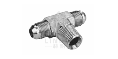 American-made JIC external thread 74° outer cone/cloth cone tube external thread branch tee
