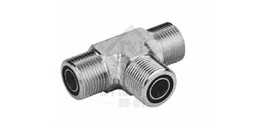 American ORFS external threaded O-ring plane seal tee
