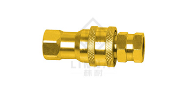 KH Close type hydraulic quick coupling(steel)(brass