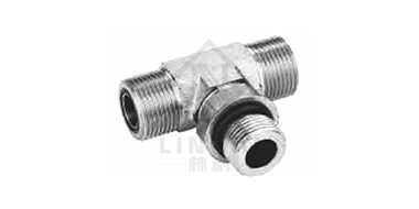 American ORFS external thread O-ring flat seal/American SAE 
 External thread with O-ring heavy series ISO 11926-2 branch tee
