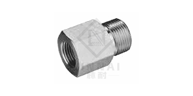 For the British tube external thread 60° inner cone or hexagonal end face 
 Combination pad sealing/American cloth taper tube internal thread
