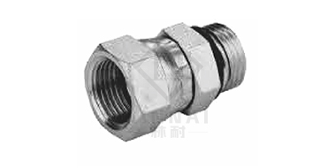 American SAE external thread with O-ring light series ISO11926-3/JIC internal thread 74° inner cone
