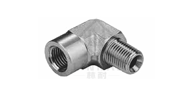 90° curved cone outer thread/cone inner thread
