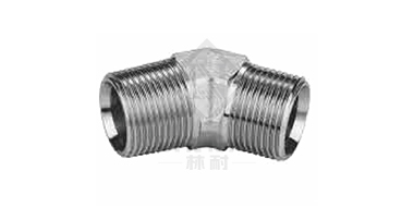 45° bent English pipe external thread 60° inner cone 
 /British cone tube external thread
