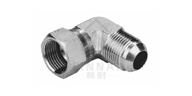 90° curved American JIC external thread 74° outer cone 
 /JIC inner thread 74° inner cone
