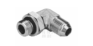 90° bent American JIC external thread 74° external cone/
SAE Male thread with O-ring light series ISO 11926-3

