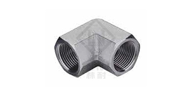 90° curved cone tube internal thread
