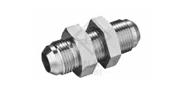American JIC external thread 74° outer cone through plate joint
