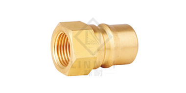 KZD medium pressure high-performance gas-liquid quick connector (brass)