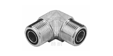 90° curved American ORFS external thread O-ring flat seal
