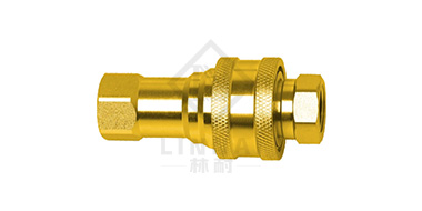 KH Close type hydraulic quick coupling(steel)(brass