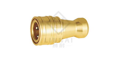 KZD medium pressure high-performance gas-liquid quick connector (brass)