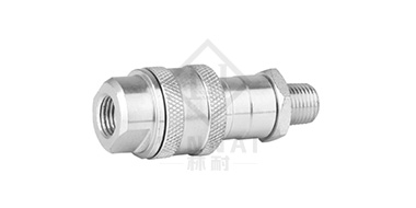 KZE-B Thread locked type hydraulic quick coupling(steel)(ball/poppet valve)